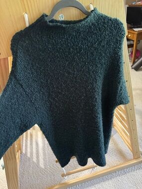 Cozy Dark Green Just Female knit Jumper. Size small. Like new.